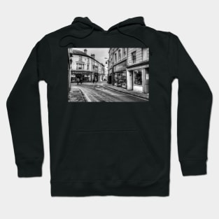 Bideford Town Centre, Black And White Hoodie